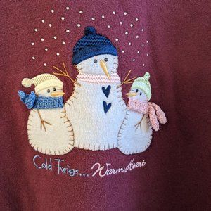 Vintage winter sweatshirt